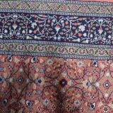 Handmade vintage Indian Agra rug 121cm x 183cm 1960s