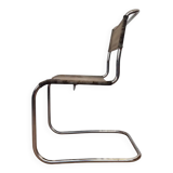 Tubular steel chrome Bauhaus chair / Thonet, Mart Stam, 1930 (Eisengarn)
