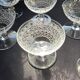 Exceptional set of 6 Baccarat Rohan Art crystal champagne flutes.