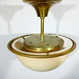 2-light brass ceiling light