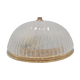Bubbled glass ceiling lamp