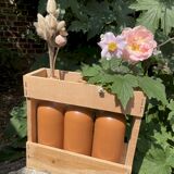 Set of 3 MKM 0.75 L bottles in their wooden box