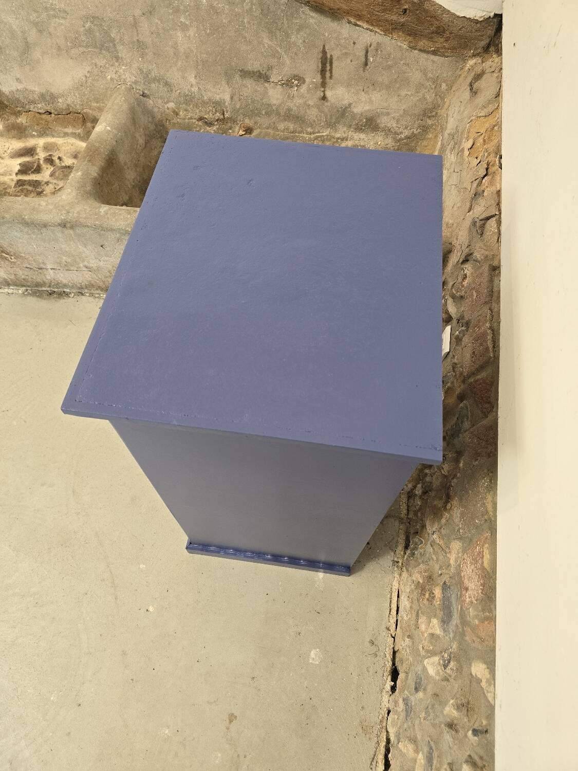 Small buffet one door one drawer Mado repainted
