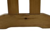 Vintage Scandinavian modern pinewood bench from the 1960's