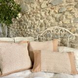 Pink Checkerboard Cushion (square)