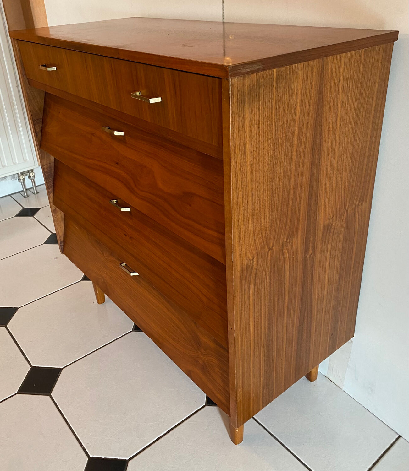 Vintage shoe cabinet 60s