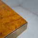 Mid-century modern dining table, Ash Burl, Italy