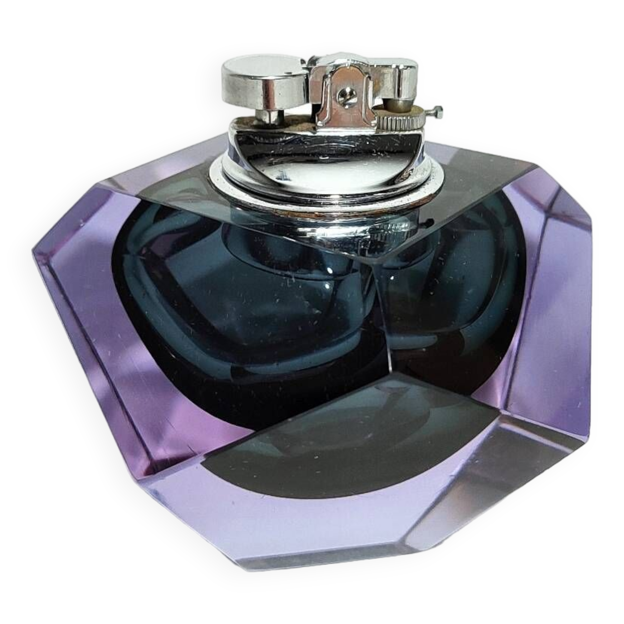 Cendrier en cristal de Murano, Italie, années 1970