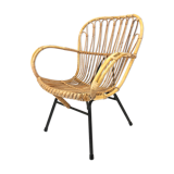 Rattan chair by Rohe Noordwolde, 1960