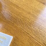 3m oak table from 1950 with its extensions