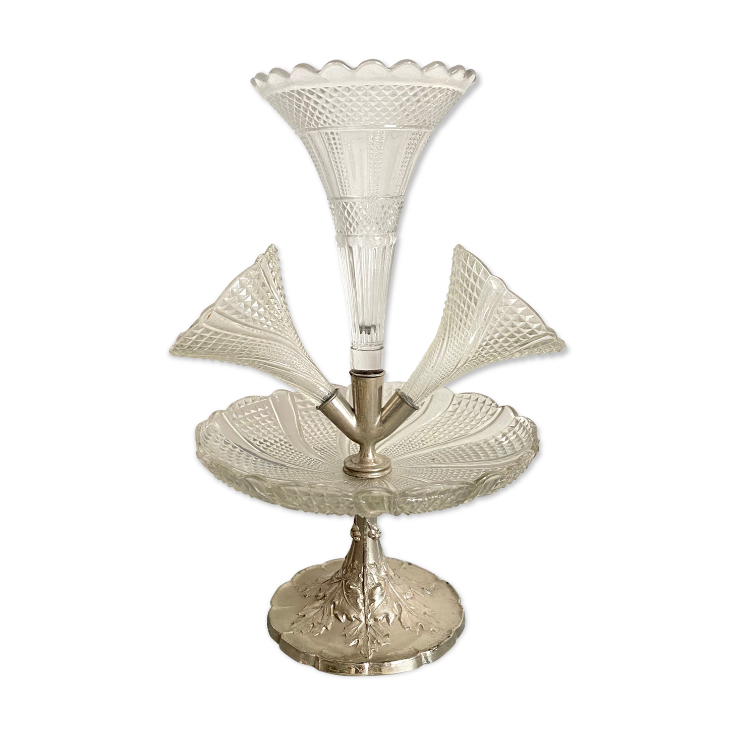 Center table tulip tree vases cornets