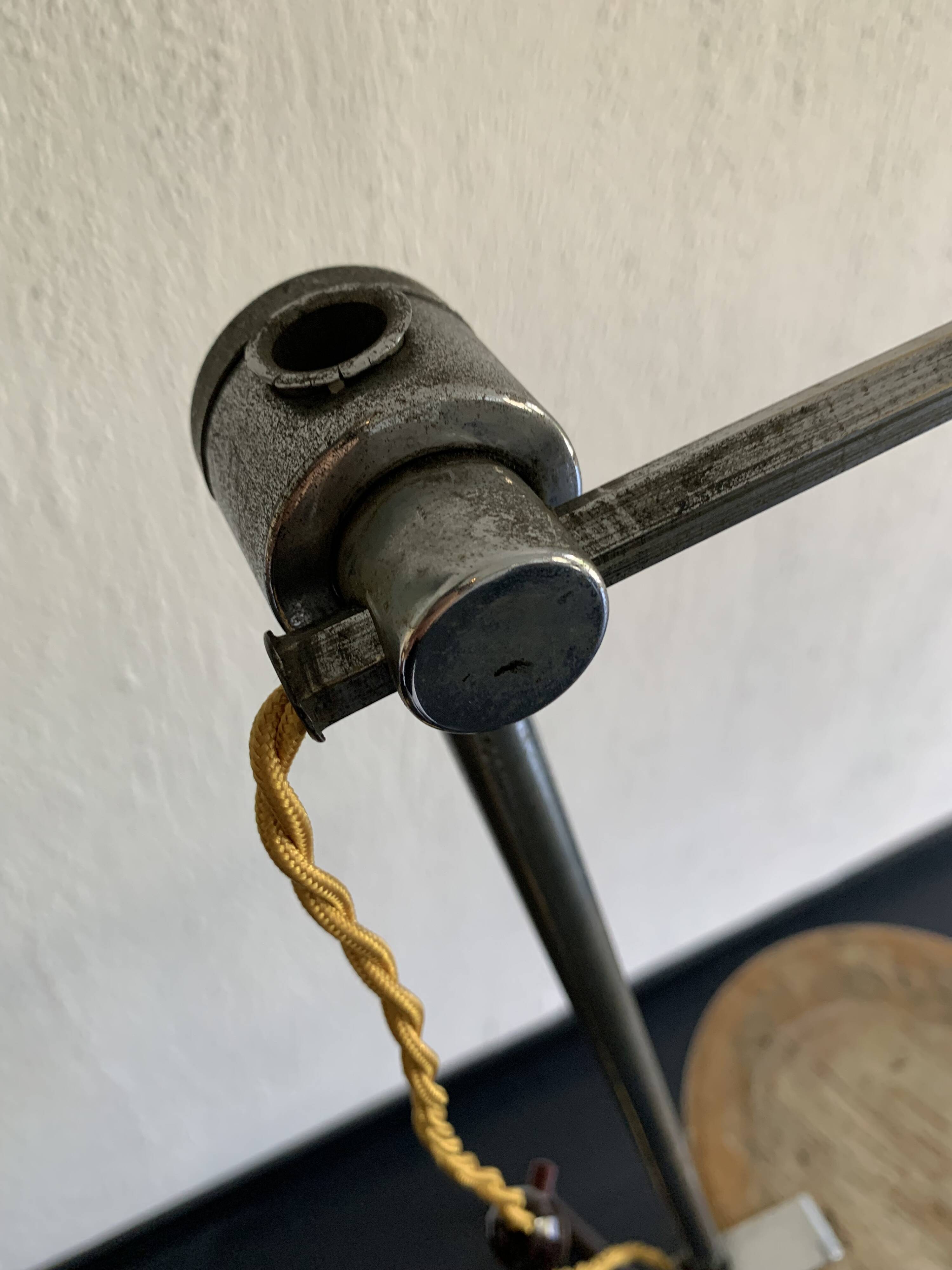 Large vintage 1920s Pirouett architect Art Deco lamp - 50 cm