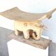 Antique wooden stool, Ashanti African Art from Ghana
