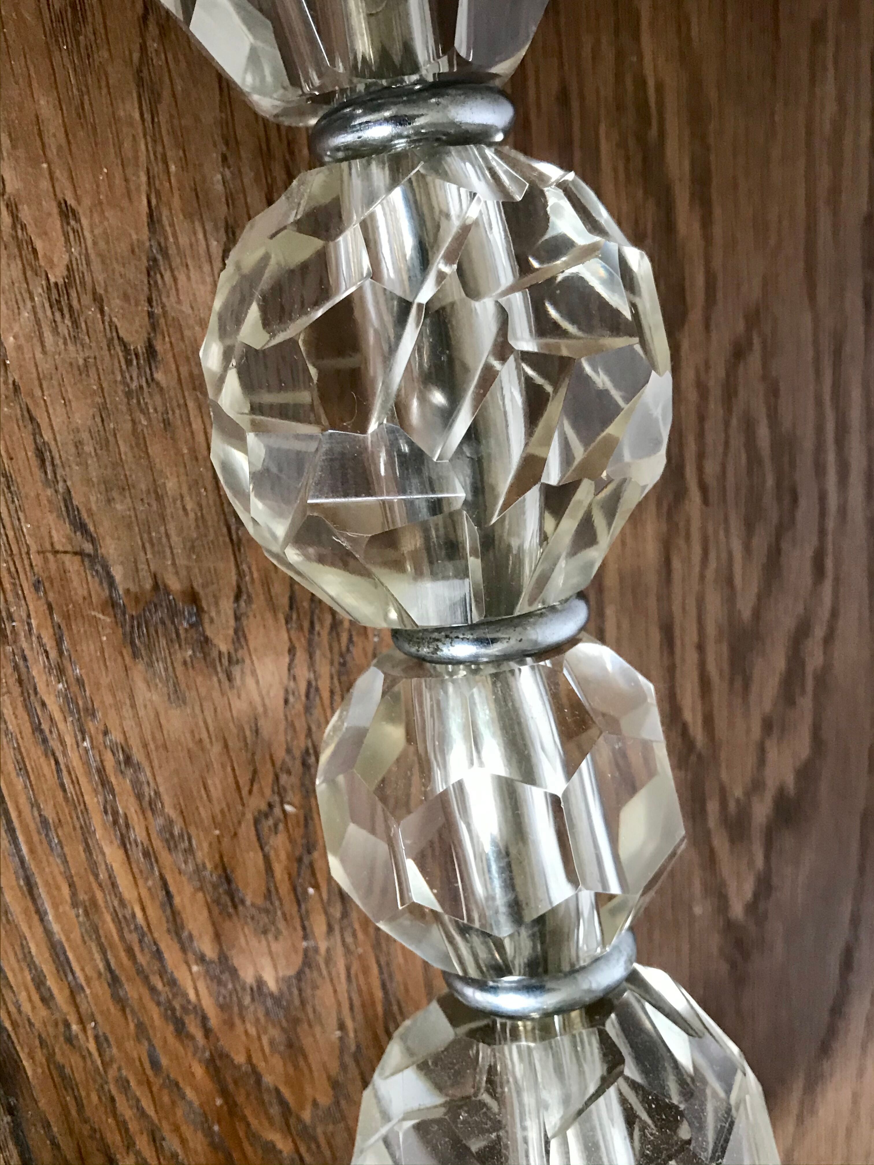 Vintage crystal lamp