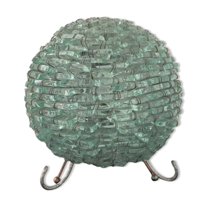 lampe vintage boule en - morceaux verre