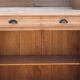 Narrow buffet renovated in raw solid wood / entrance console with 2 drawers