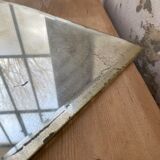 Very stung old bevelled mirror 39x60cm
