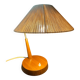 Mid-century modern Temde sisal desk lamp, Germany / Switzerland 1960s