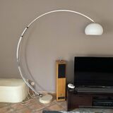 Guzzini arc floor lamp. 1970. Italy. Marble base.