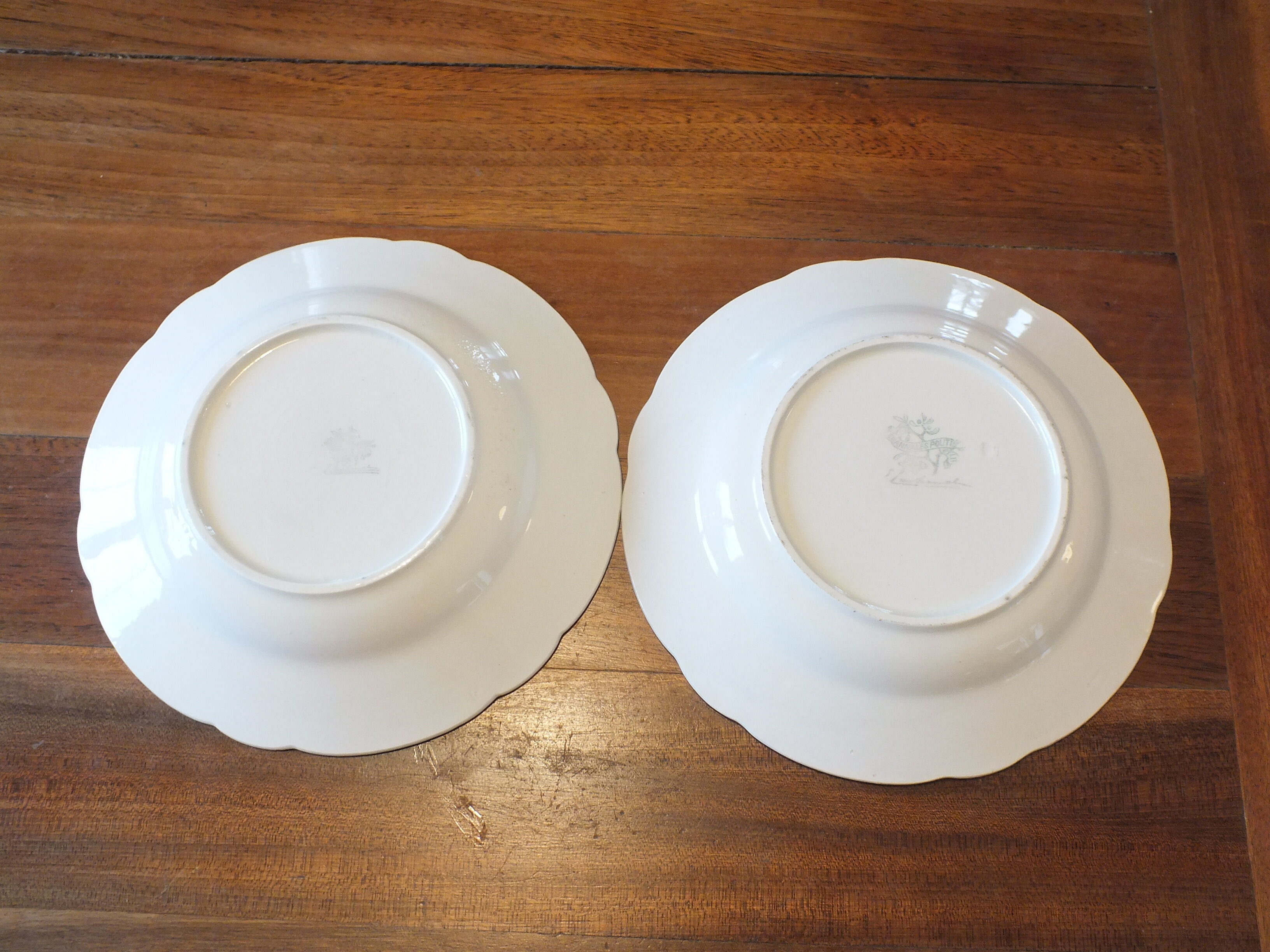 2 hollow plates Lunéville The political annals, guided by Edmond Lachenal