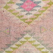 3x12 Blush Pink Vintage Runner Rug, 92x355Cm