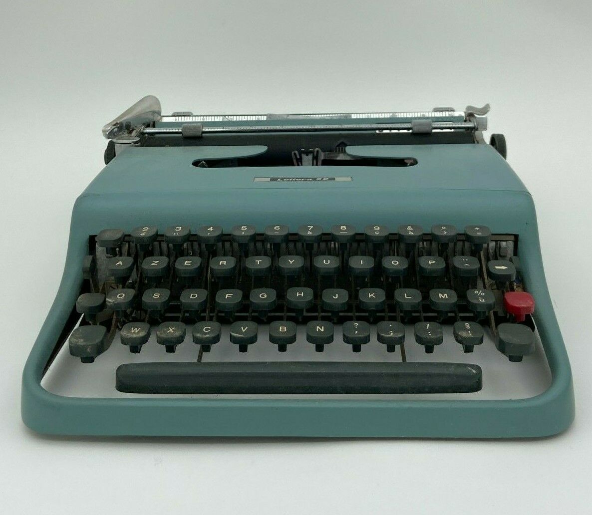 Machine a ecrire portative olivetti lettera 22 6 111 housse 1950 vintage