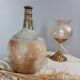 Cruche poterie antique grès brut imparfait, 18/19eme
