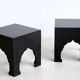 Pair of coffee tables. France 80s.