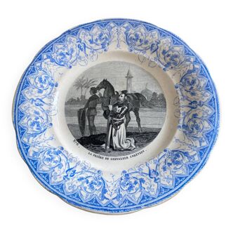 Assiette Creil et montereau