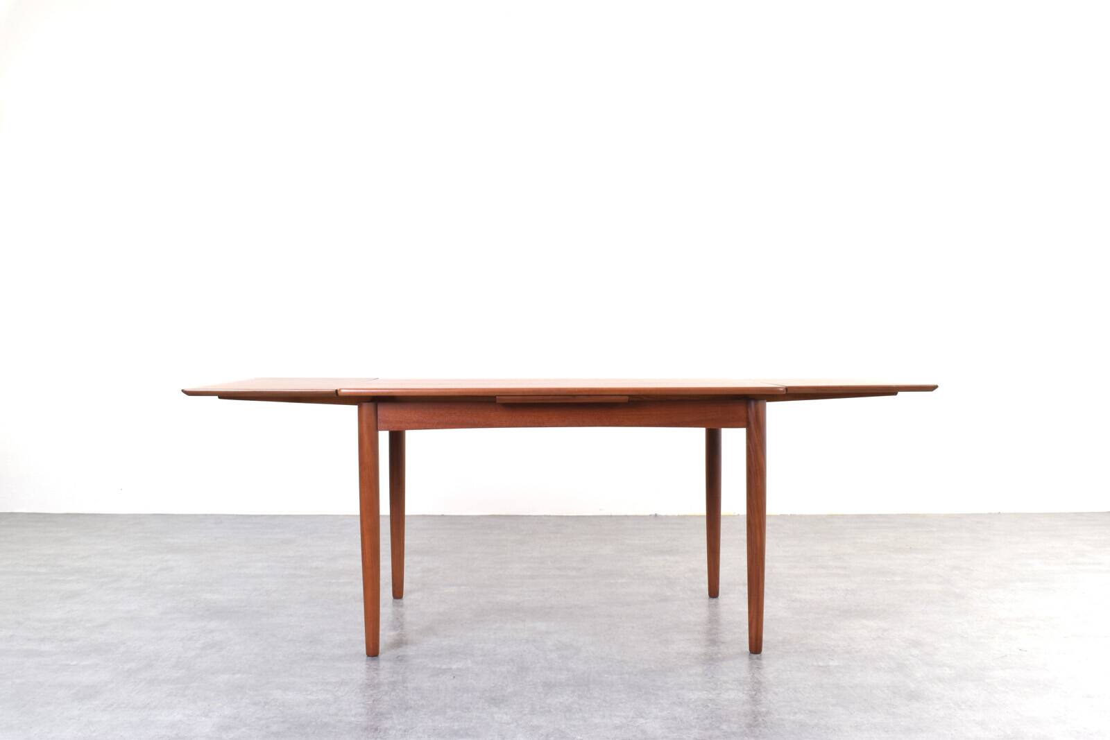 Mid-Century Danish Teak Extendable Dining Table, 1960s.