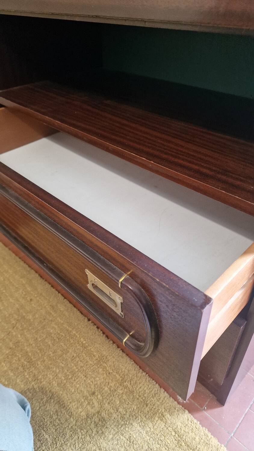 Vintage navy style secretary