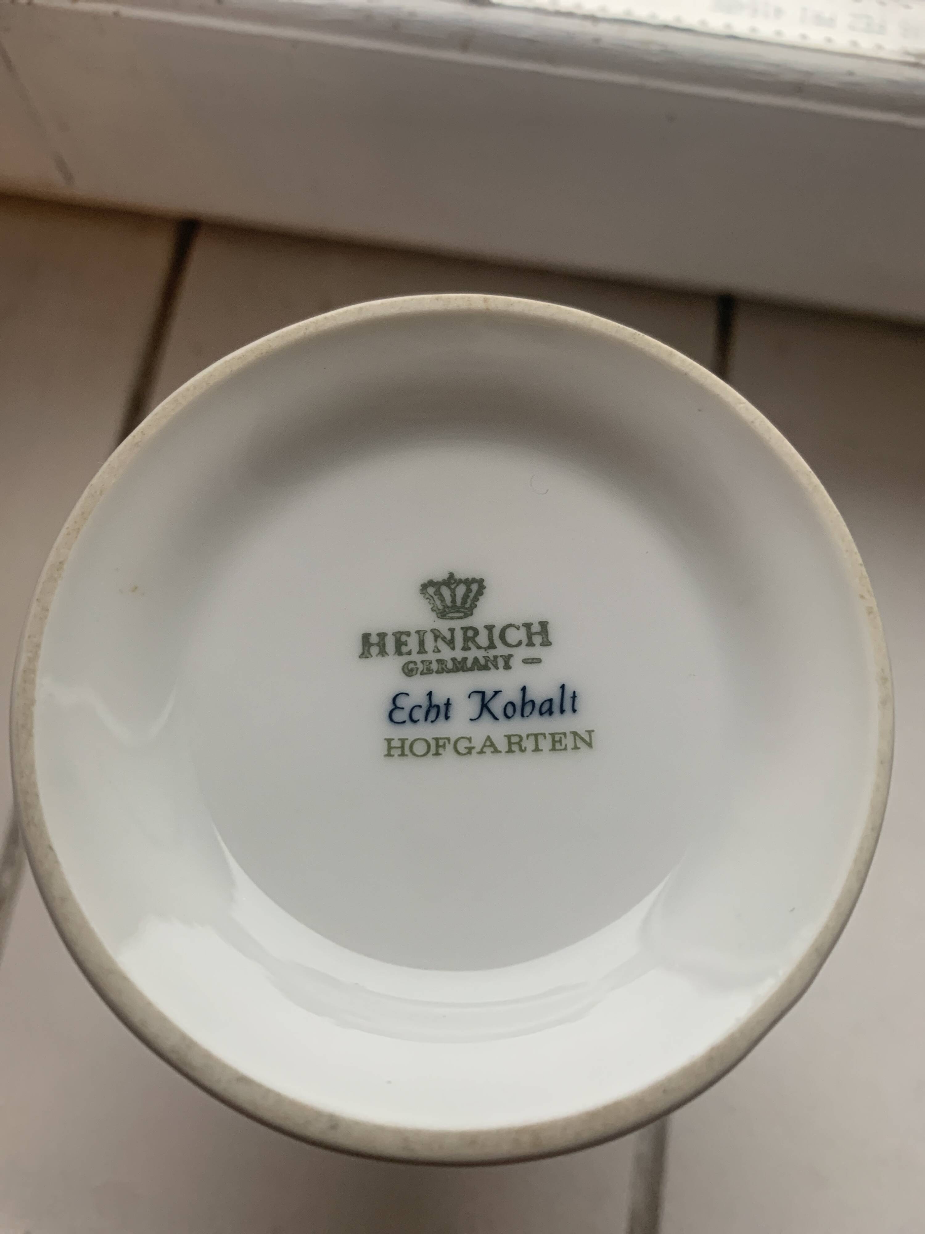 Vase Heinrich Ech Cobalt