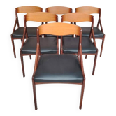 Suite de 6 chaise baumann