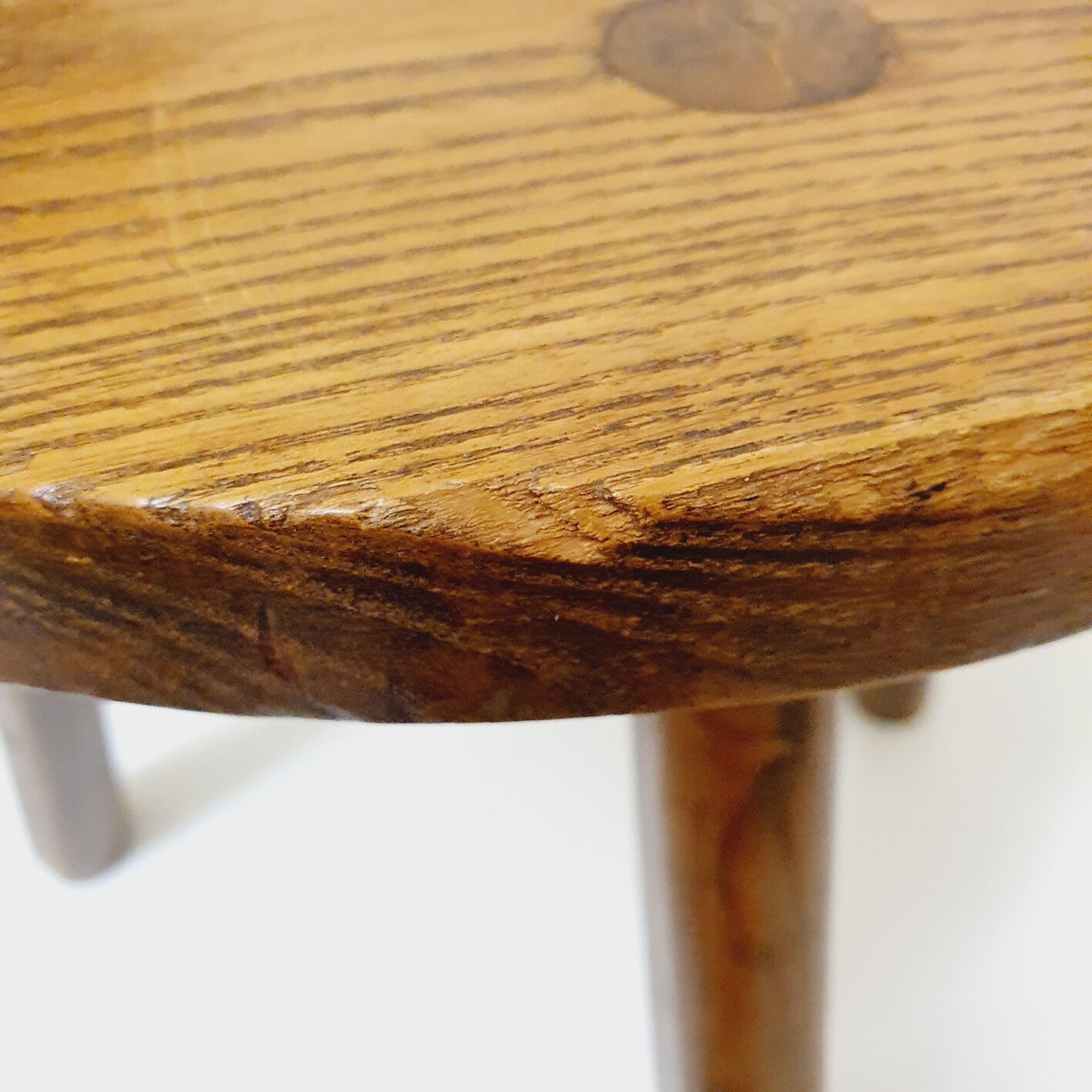 Brutalist tripod stool