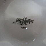 4 plates with blue oyster Sarreguemines