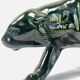 Ancienne statue statue lionne tigre Art Déco 1930 craquelé Saint Clément