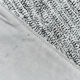 2x8 white & black vintage runner rug 61x234cm