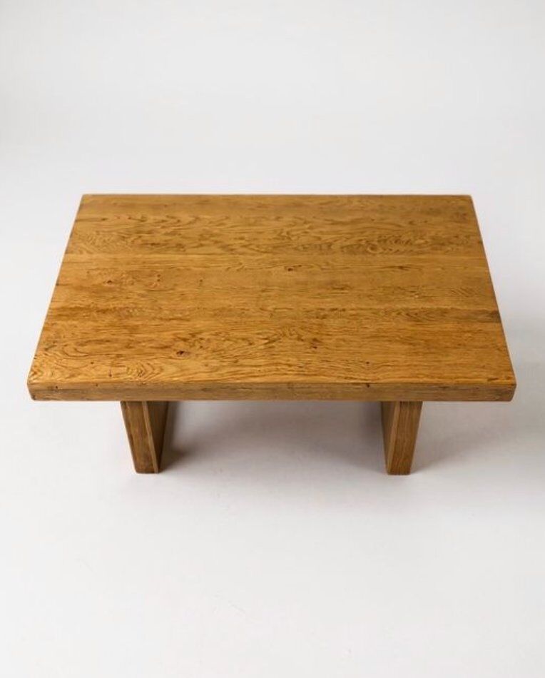 Japanese-style coffee table in oak, 1990s