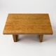 Japanese-style coffee table in oak, 1990s