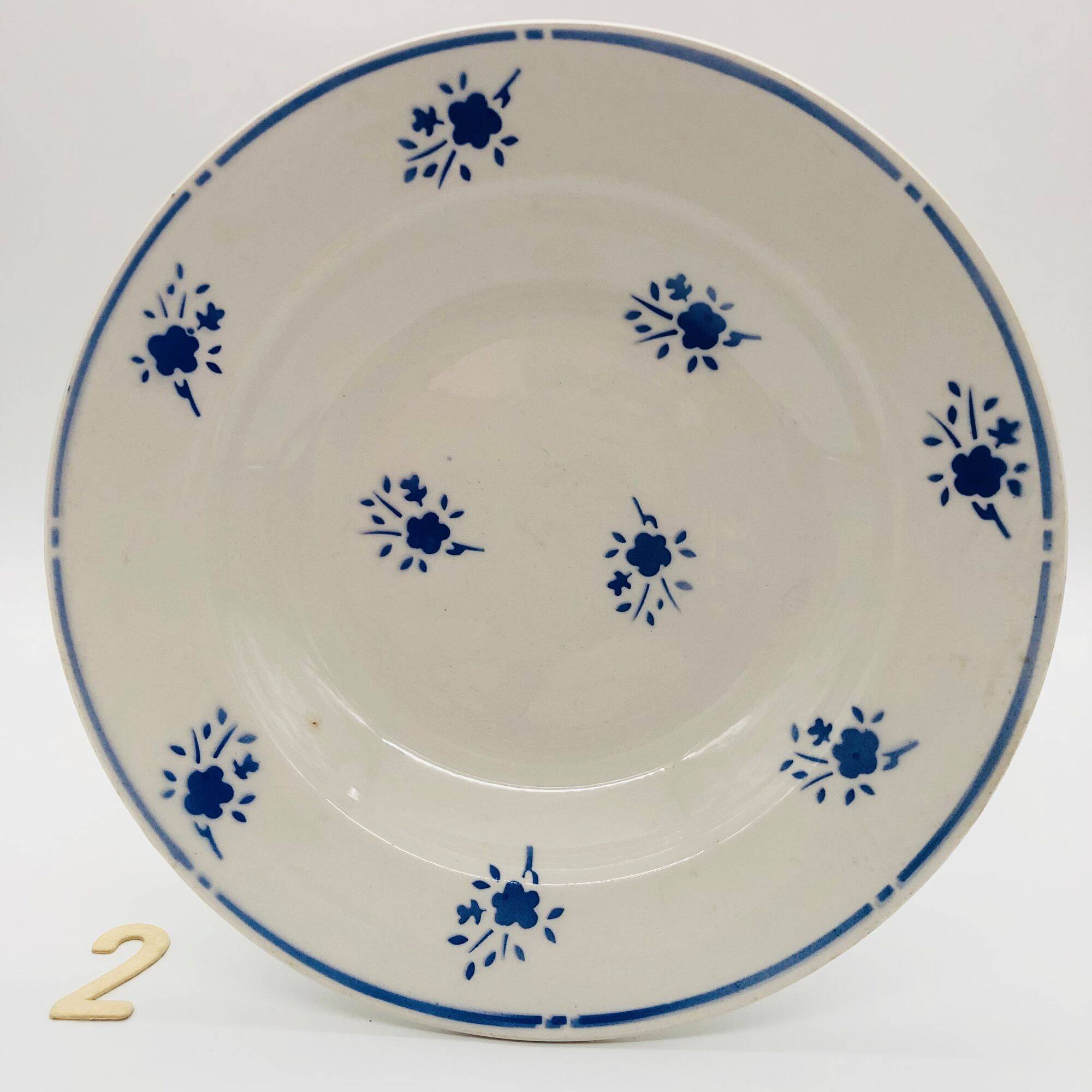 4 Deep Plates "Moulin des Loups", Richard model.