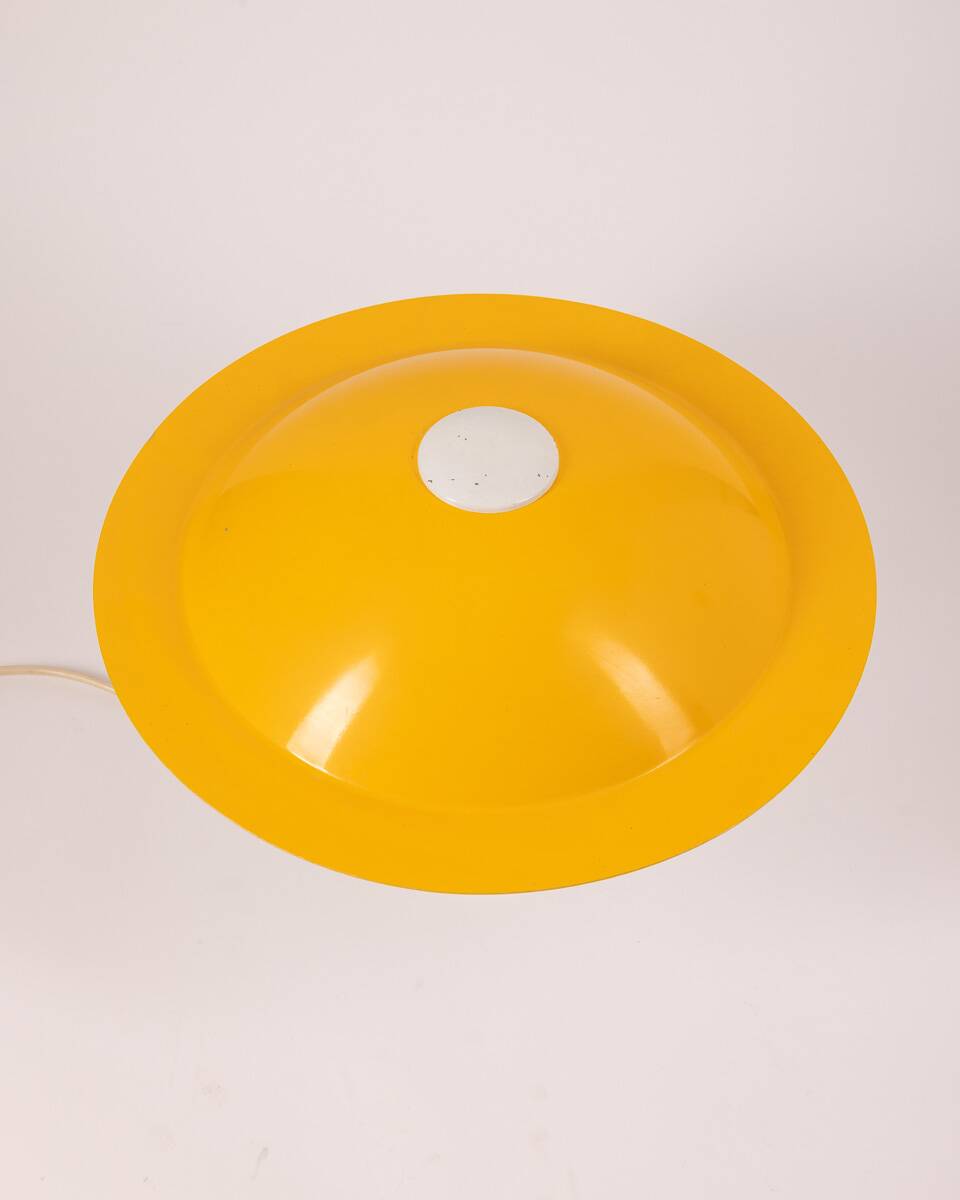 Vintage yellow table lamp from the 70s design by martinelli