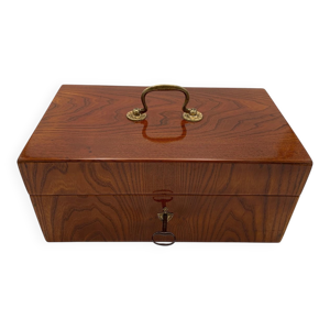 Boîte Biedermeier, placage