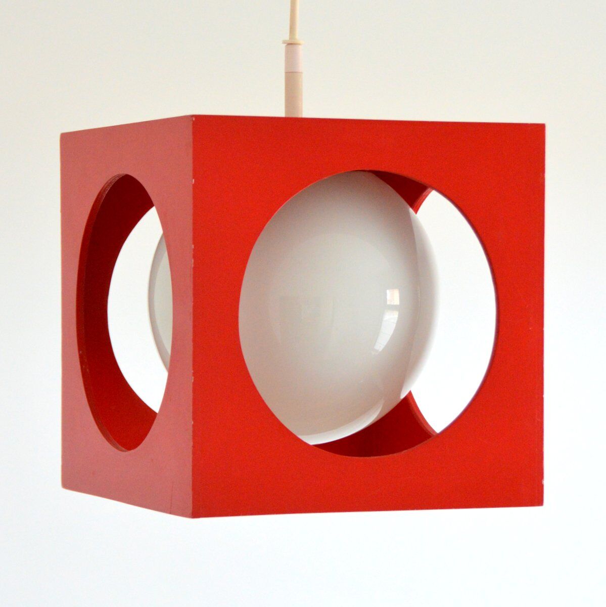 Suspension space age Gloss Leuchten vintage 1970s