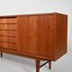 Scandinavian sideboard with louvered drawers, 1950s/60s