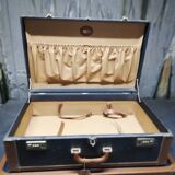 Pull-out leather and moleskine suitcases 1960