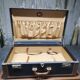 Pull-out leather and moleskine suitcases 1960