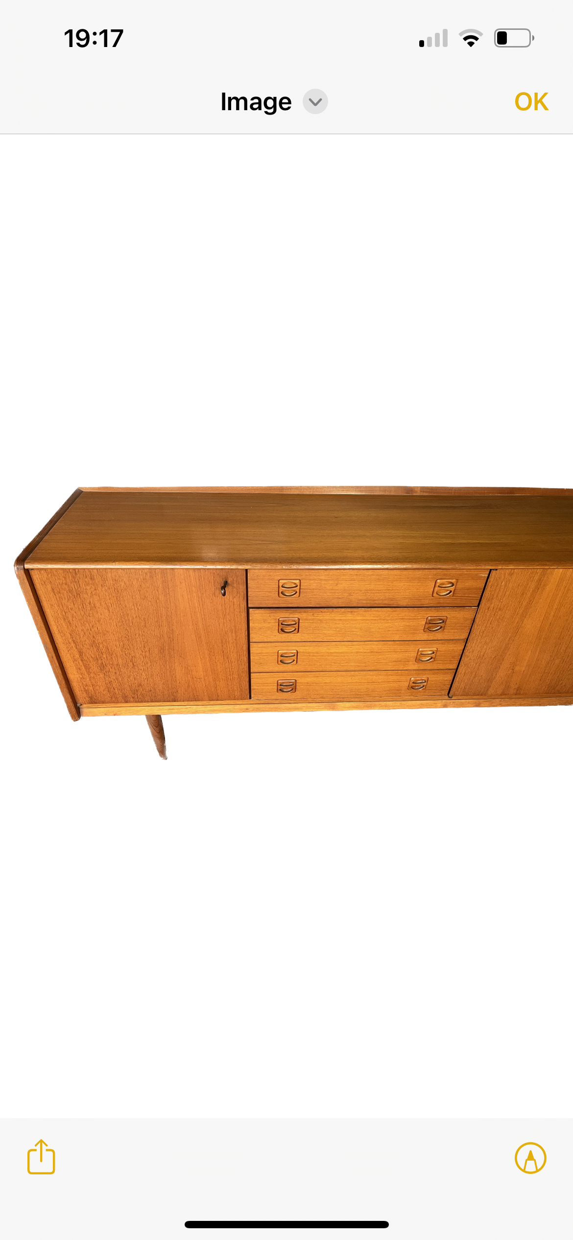 Scandinavian teak enfilade 1960