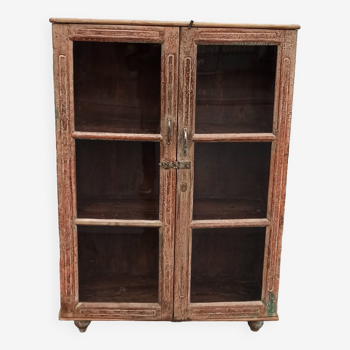 Old glass cabinet