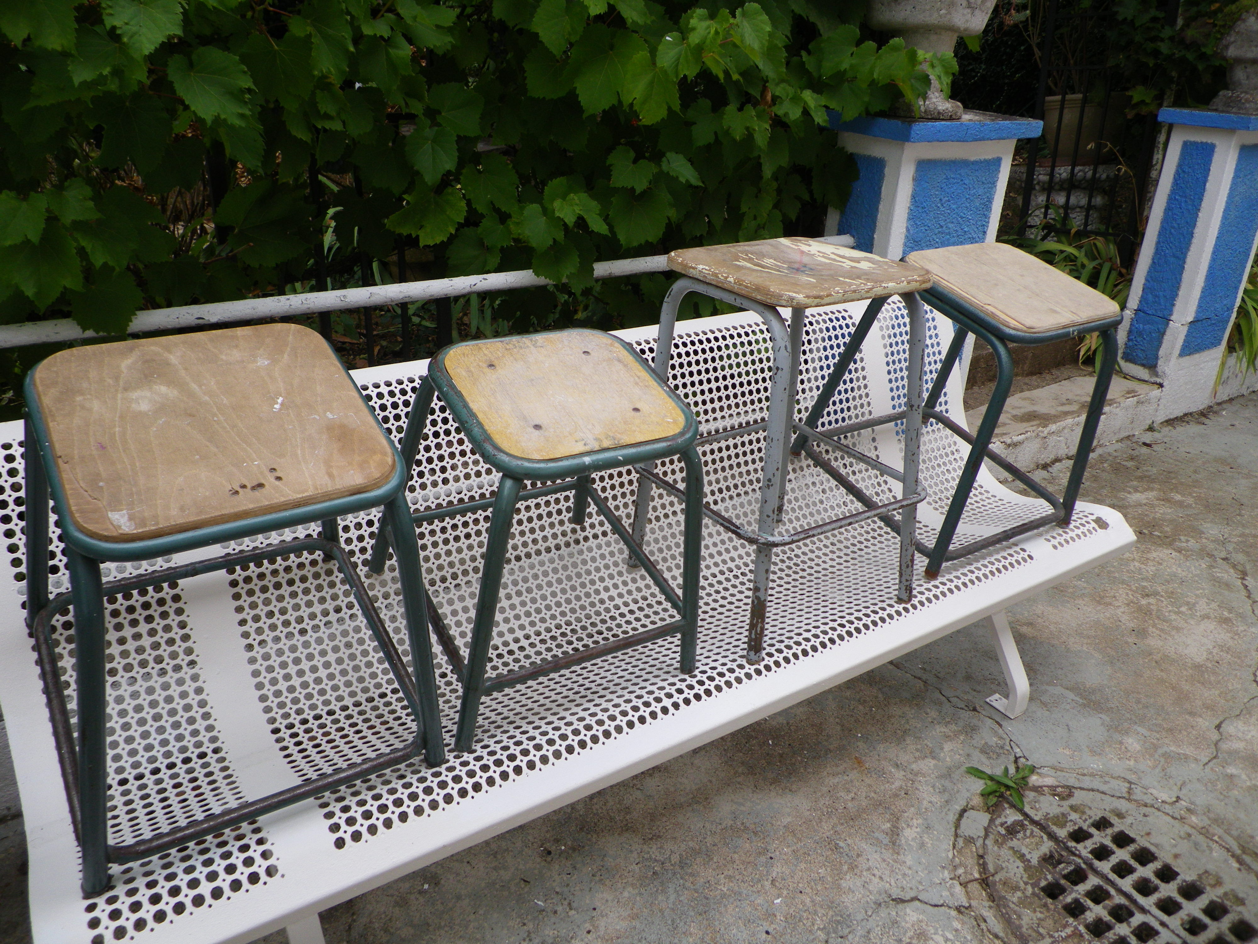 Industrial workshop stool - 1960s