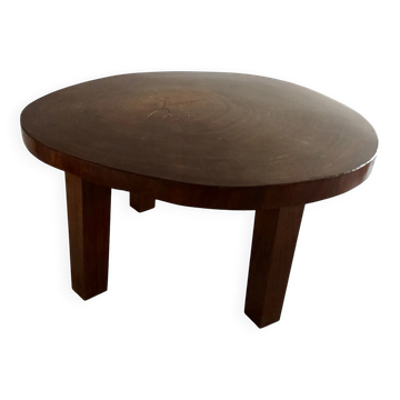 Table ronde en bois massif
